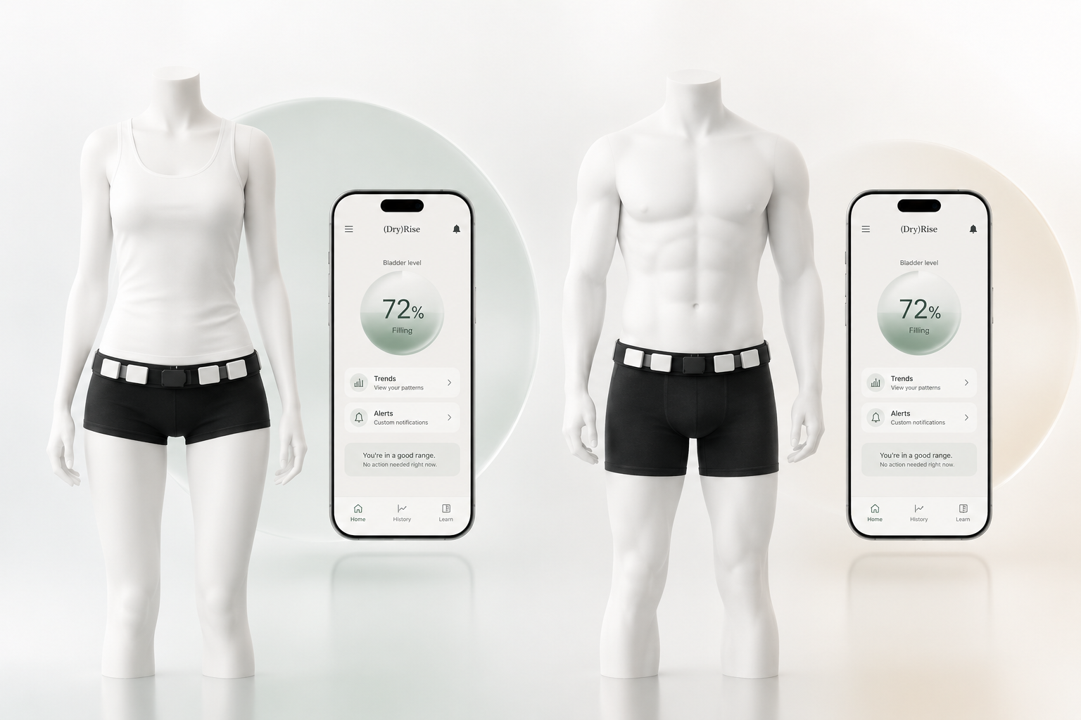 DryRise Wearable Bladder Monitor