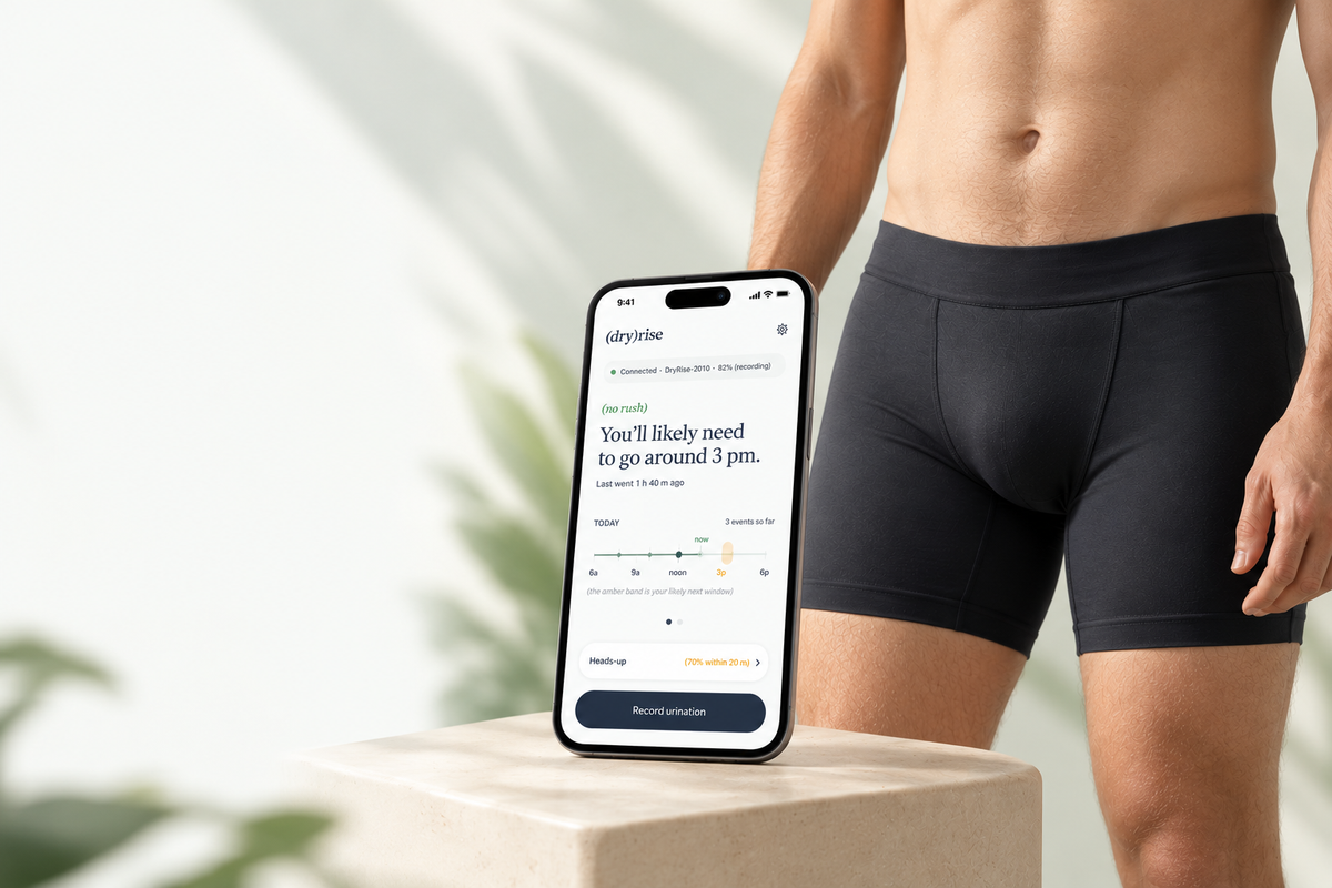 DryRise Wearable Bladder Monitor